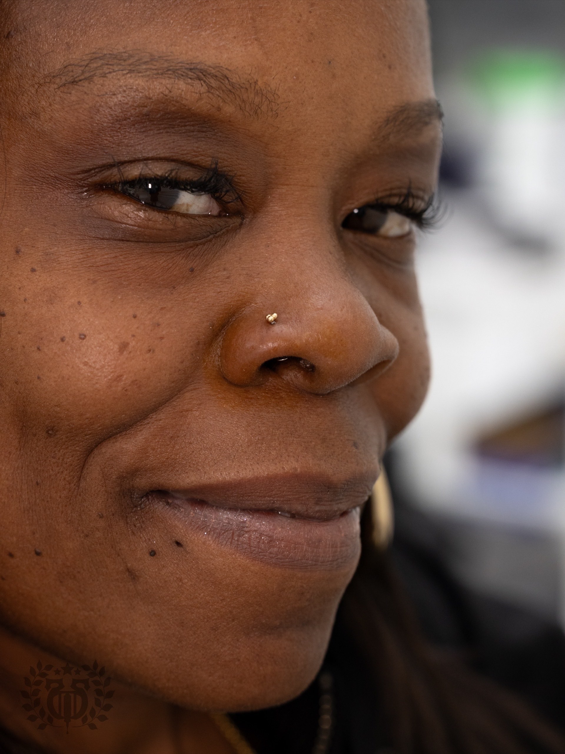 Professional tongue piercing aftercare demonstration at Apollo Los Angeles