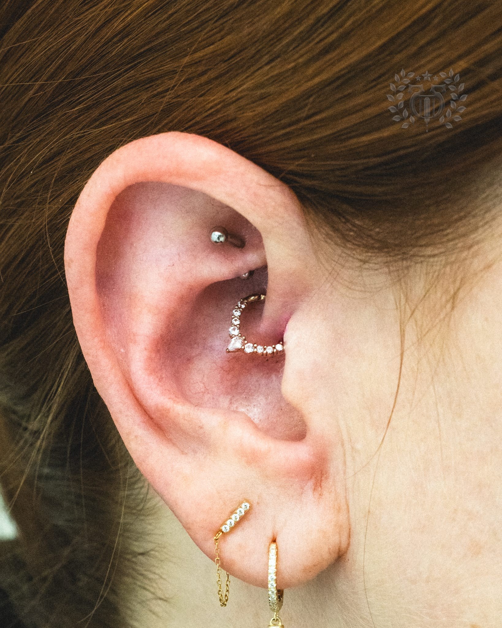 Daith piercing at Apollo Studio Los Angeles