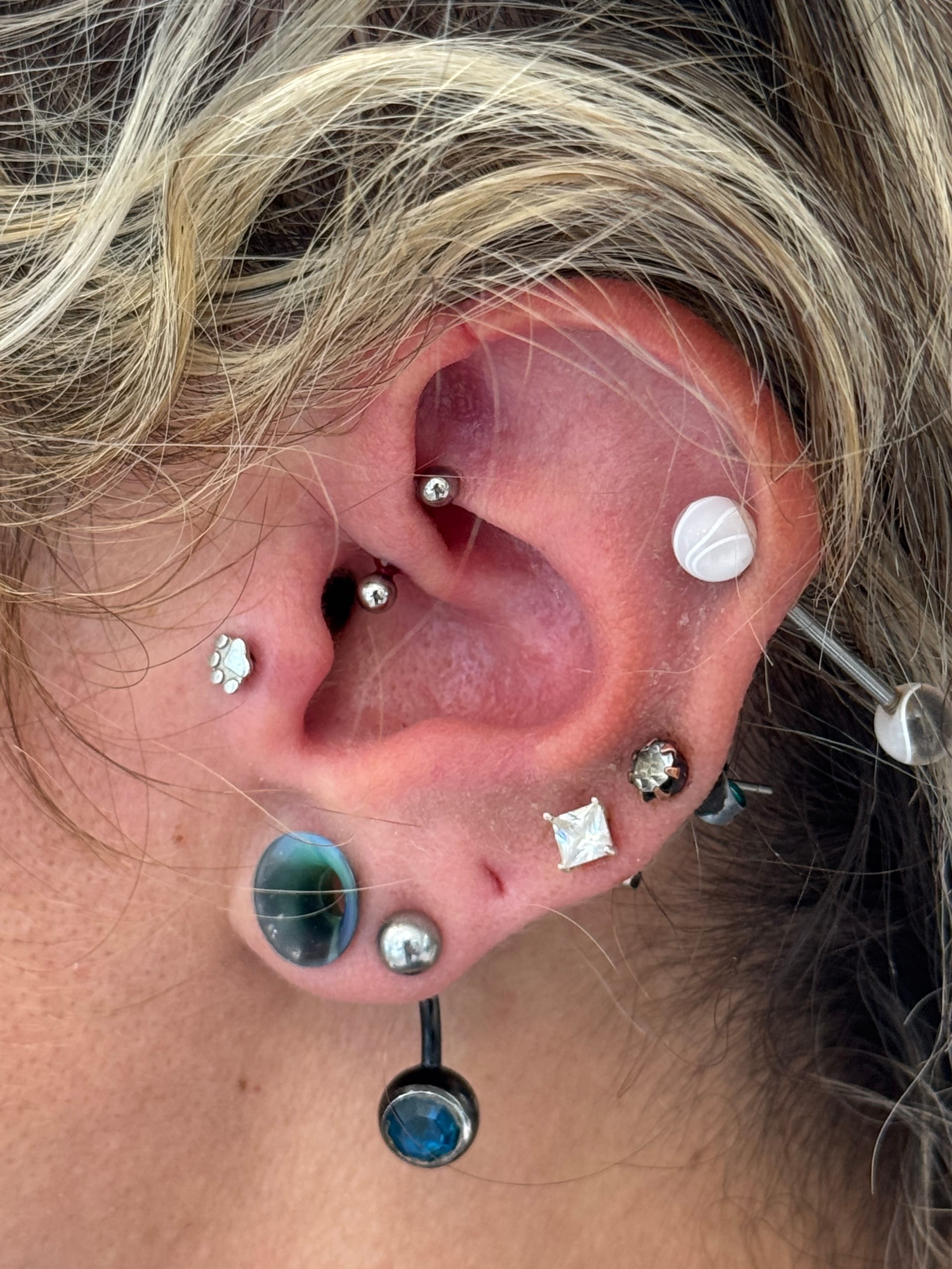 Daith piercing at Apollo Studio Los Angeles