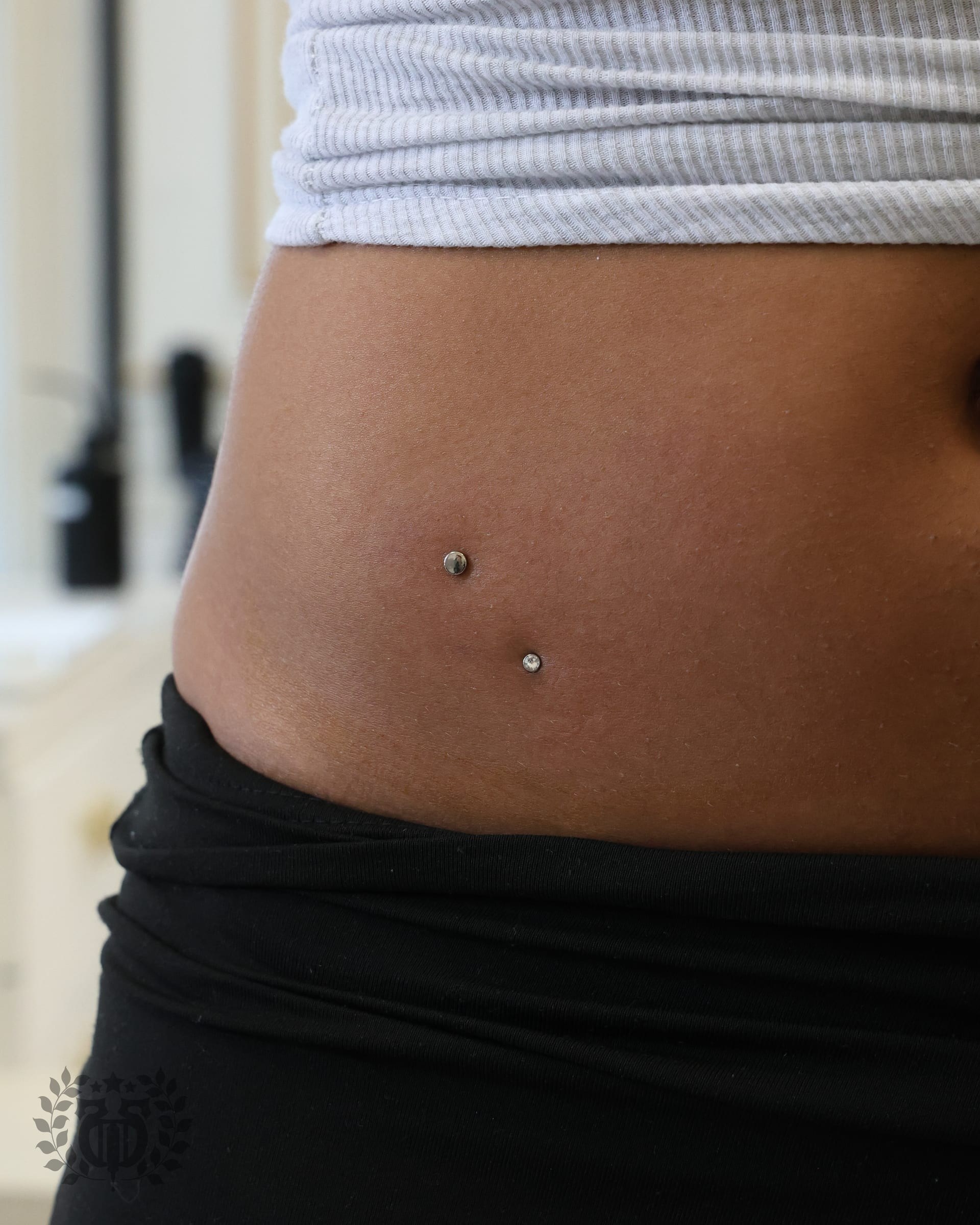 Dermal anchor piercing at Apollo Studio Los Angeles