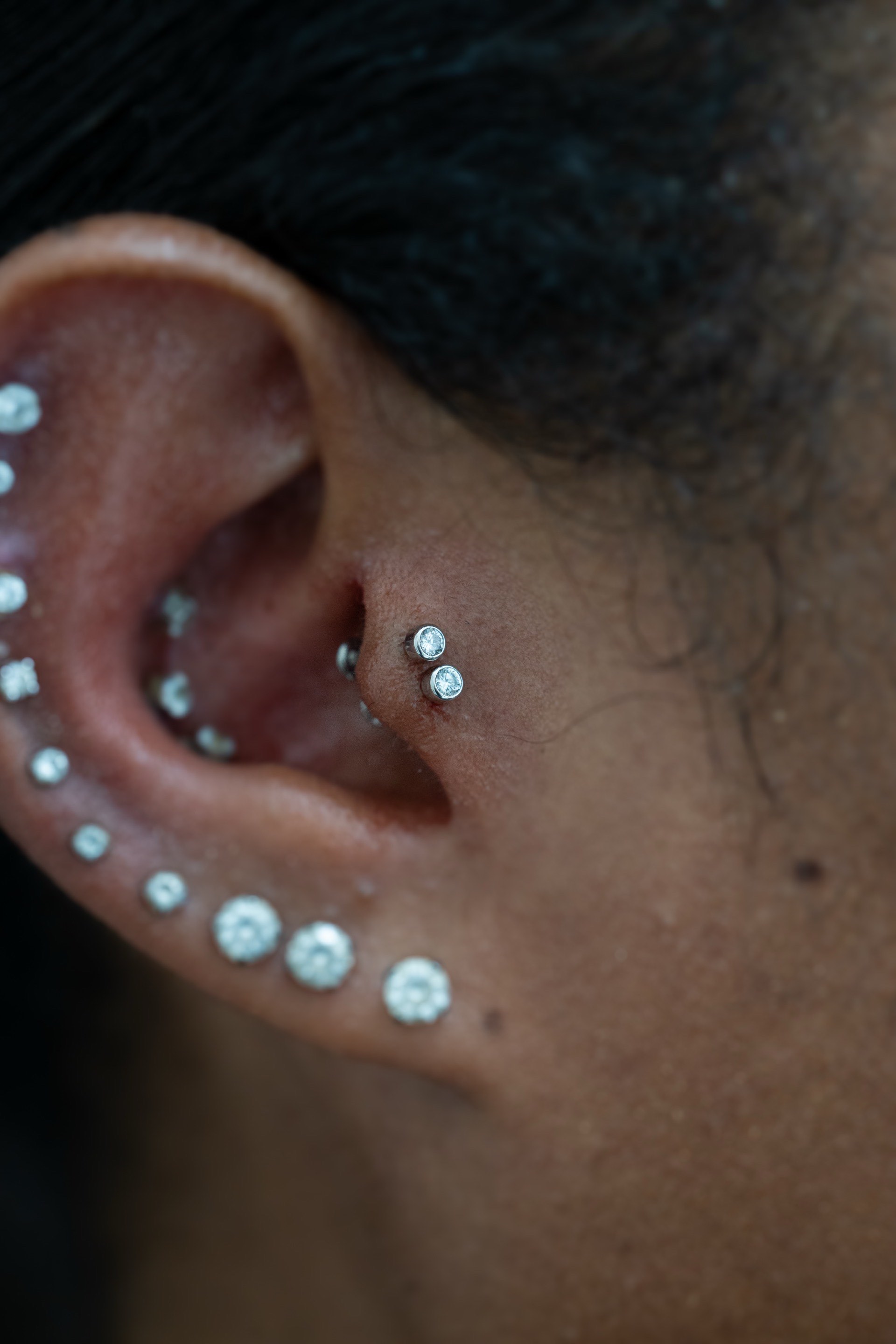 Apollo Studio nipple piercing portfolio example in Santa Monica