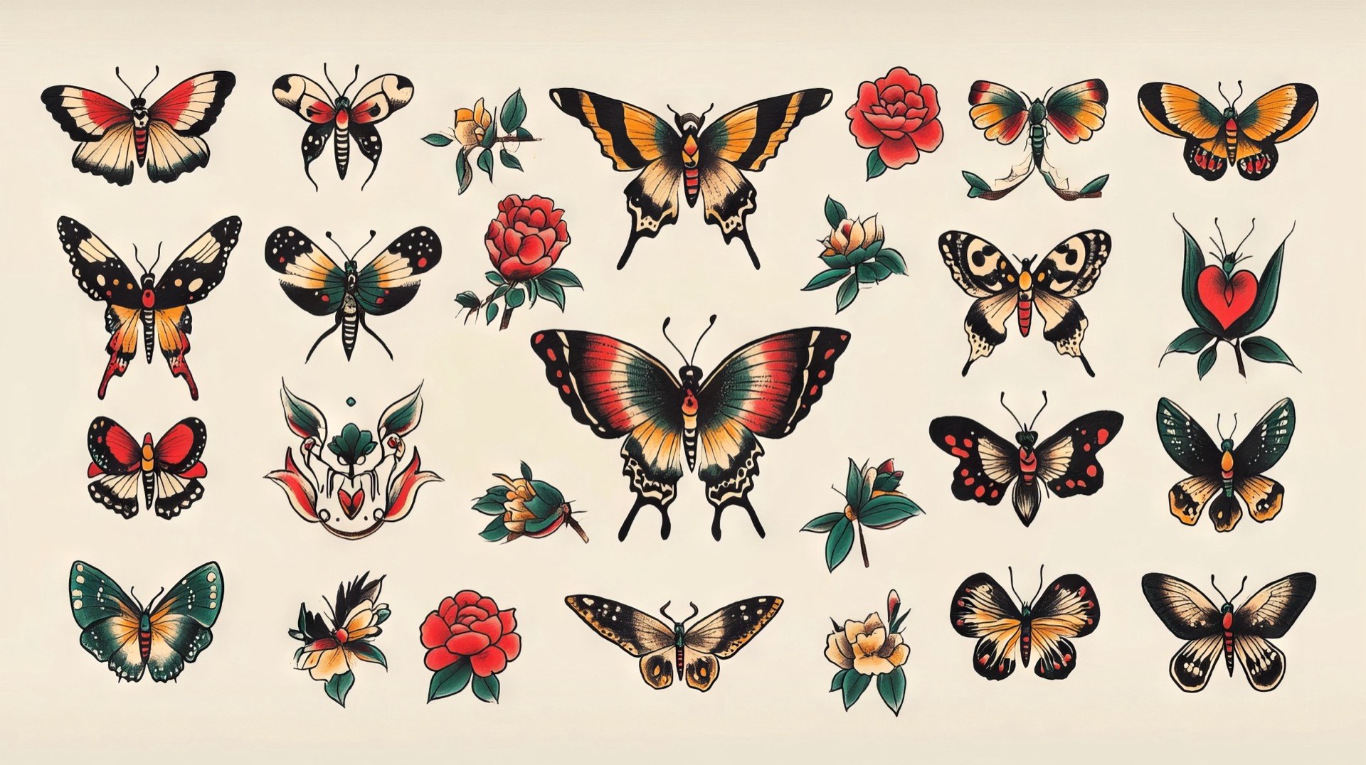 Flash tattoo design at Apollo Studio Los Angeles