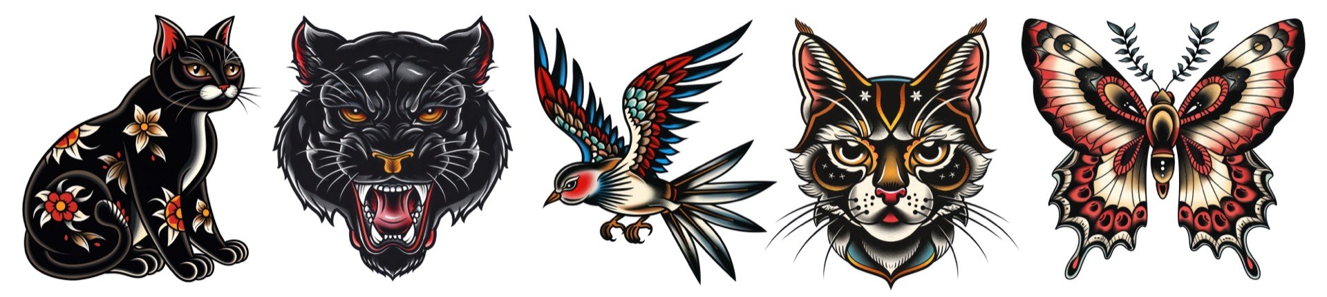 Flash tattoo design at Apollo Studio Santa Monica