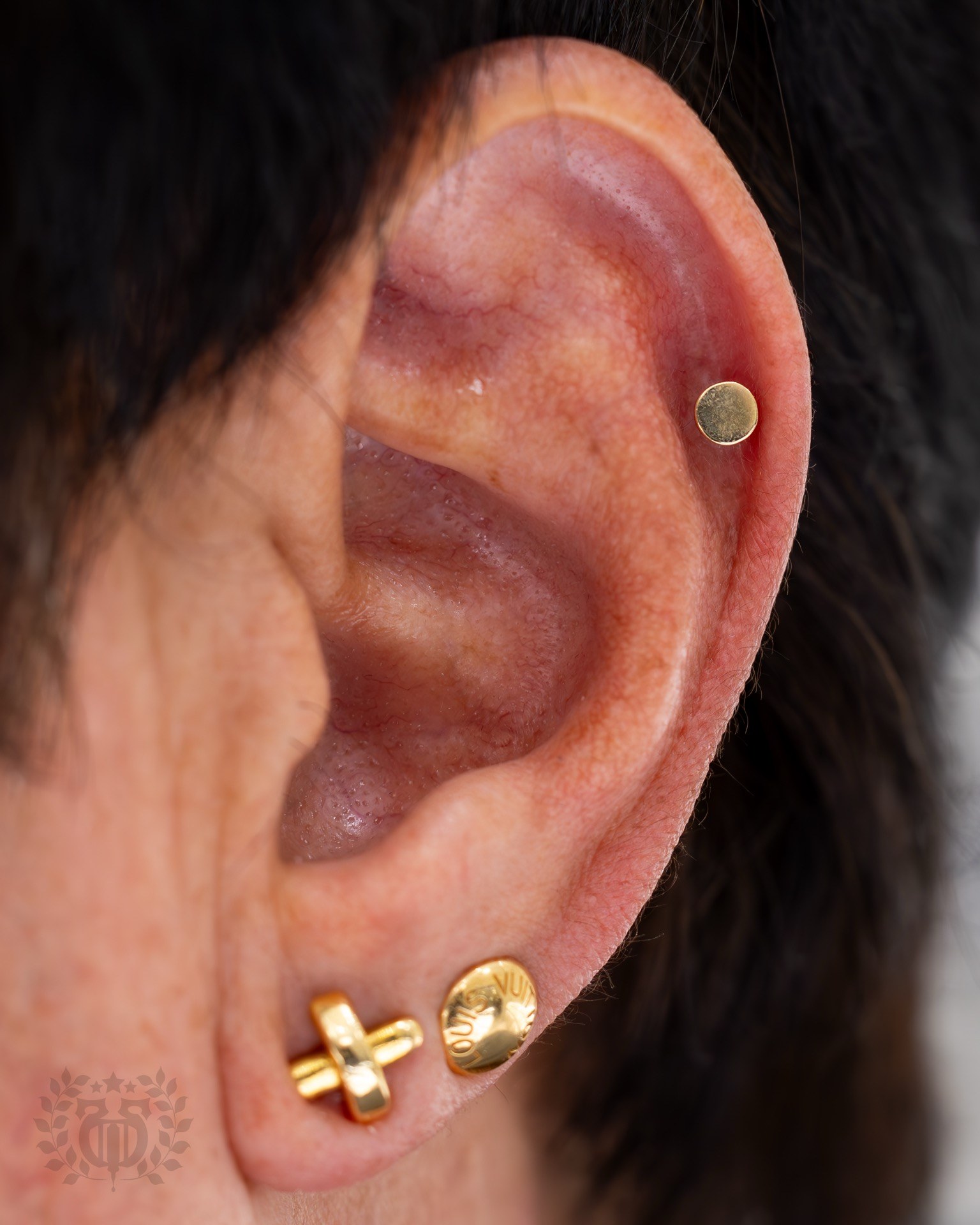 Helix piercing at Apollo Studio Los Angeles