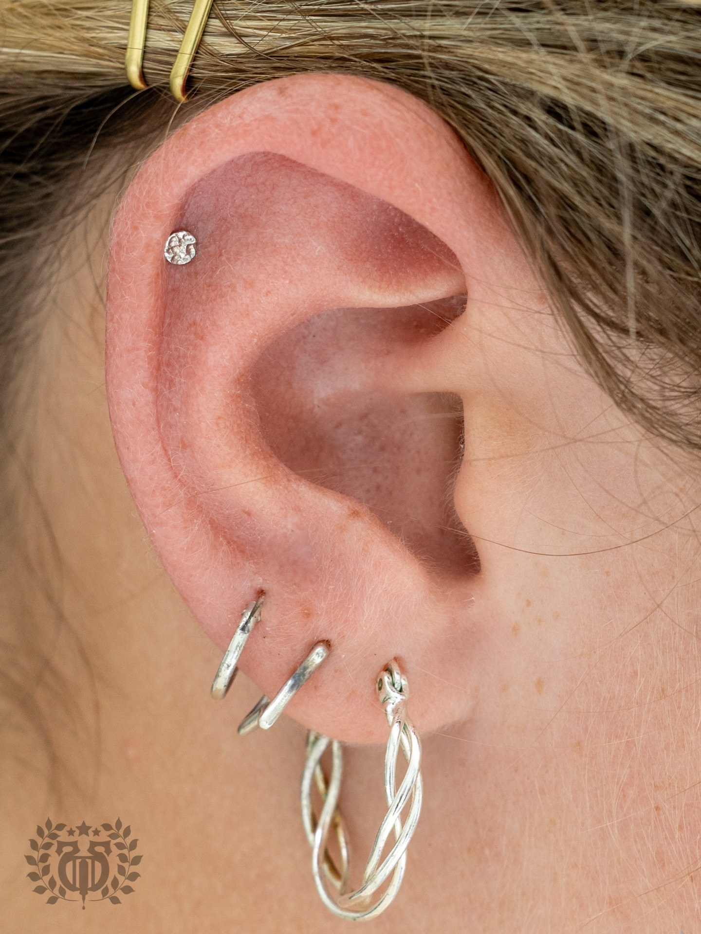 Helix piercing at Apollo Studio Los Angeles
