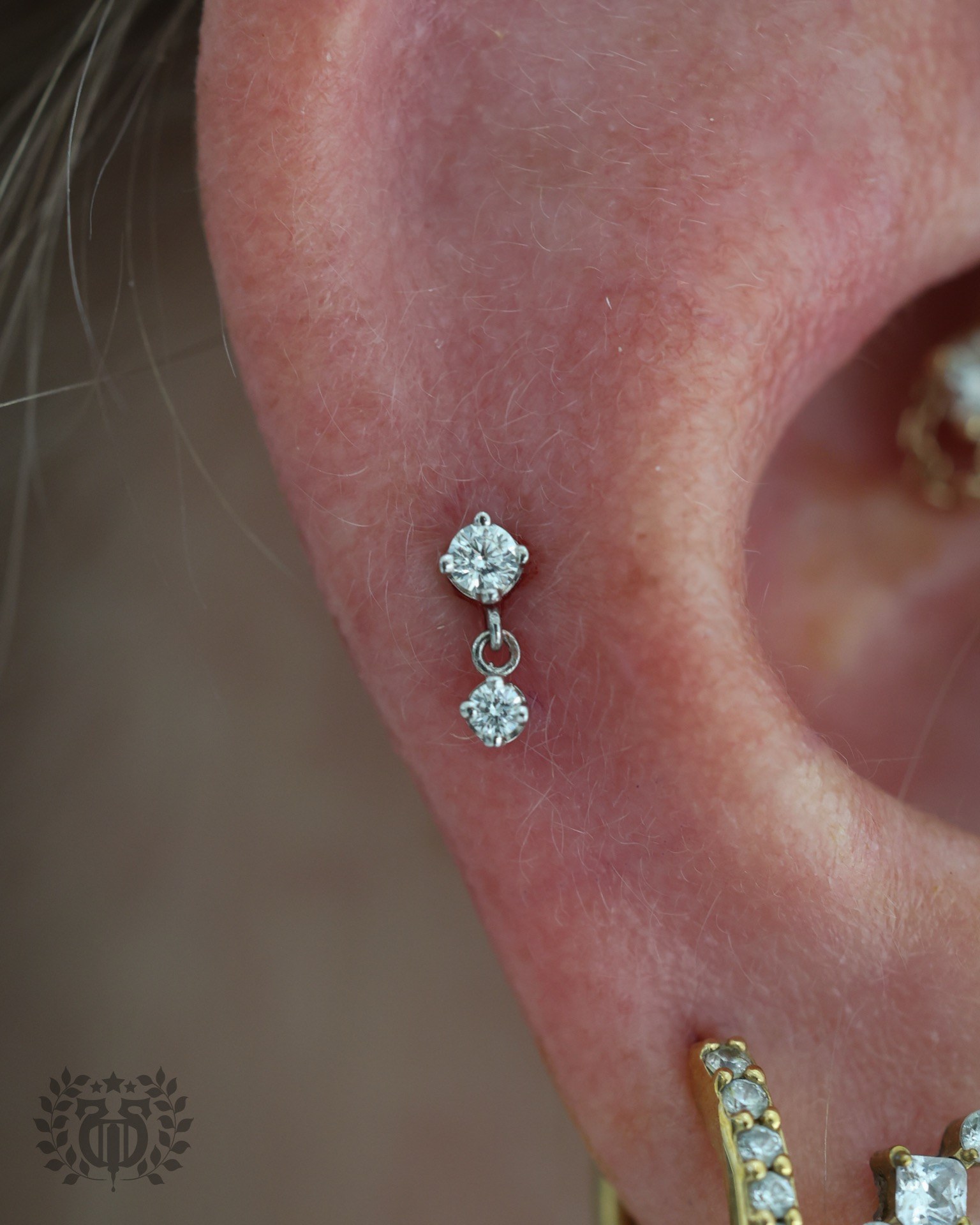Helix piercing at Apollo Studio Los Angeles