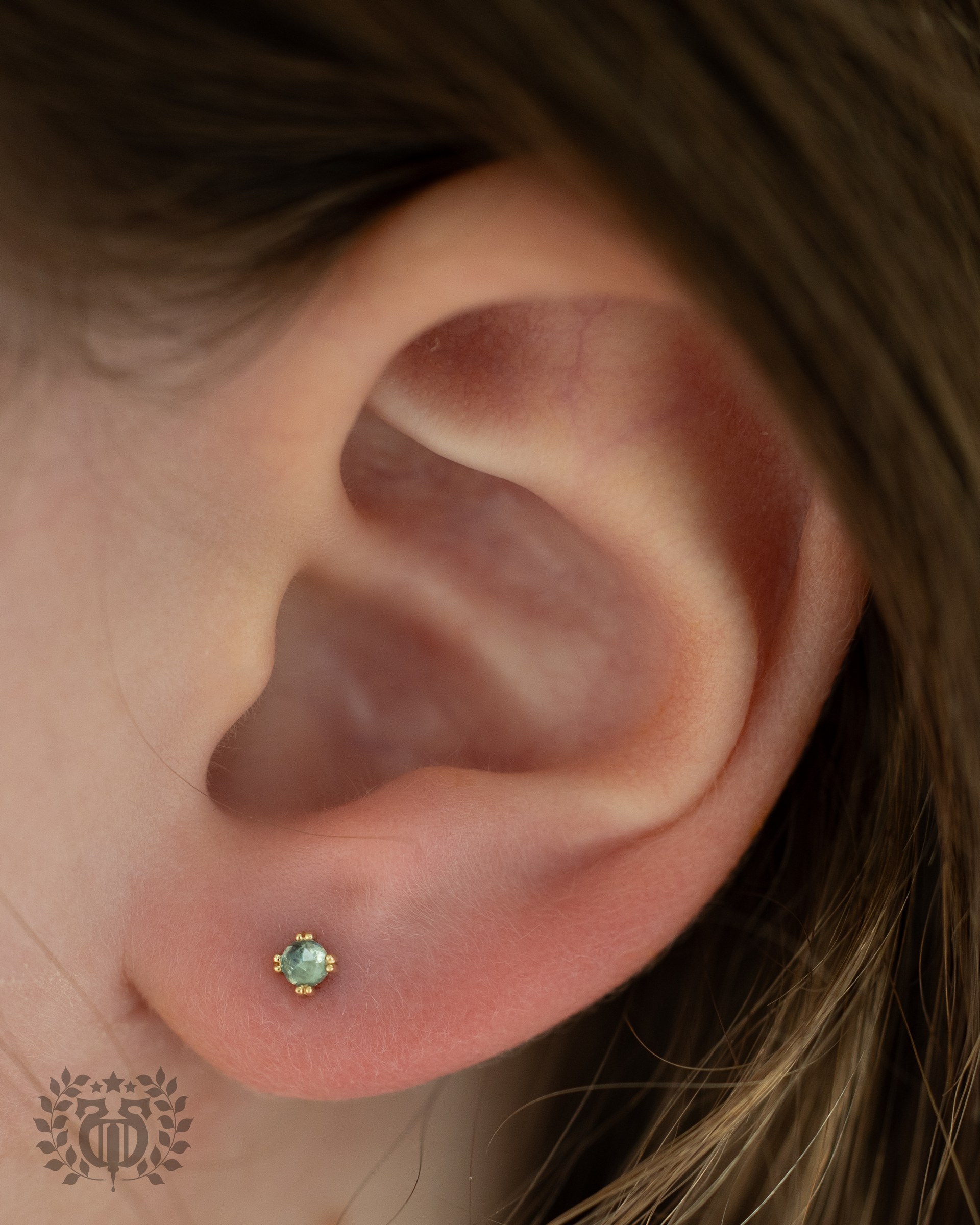 Kids ear piercing at Apollo Studio Santa Monica