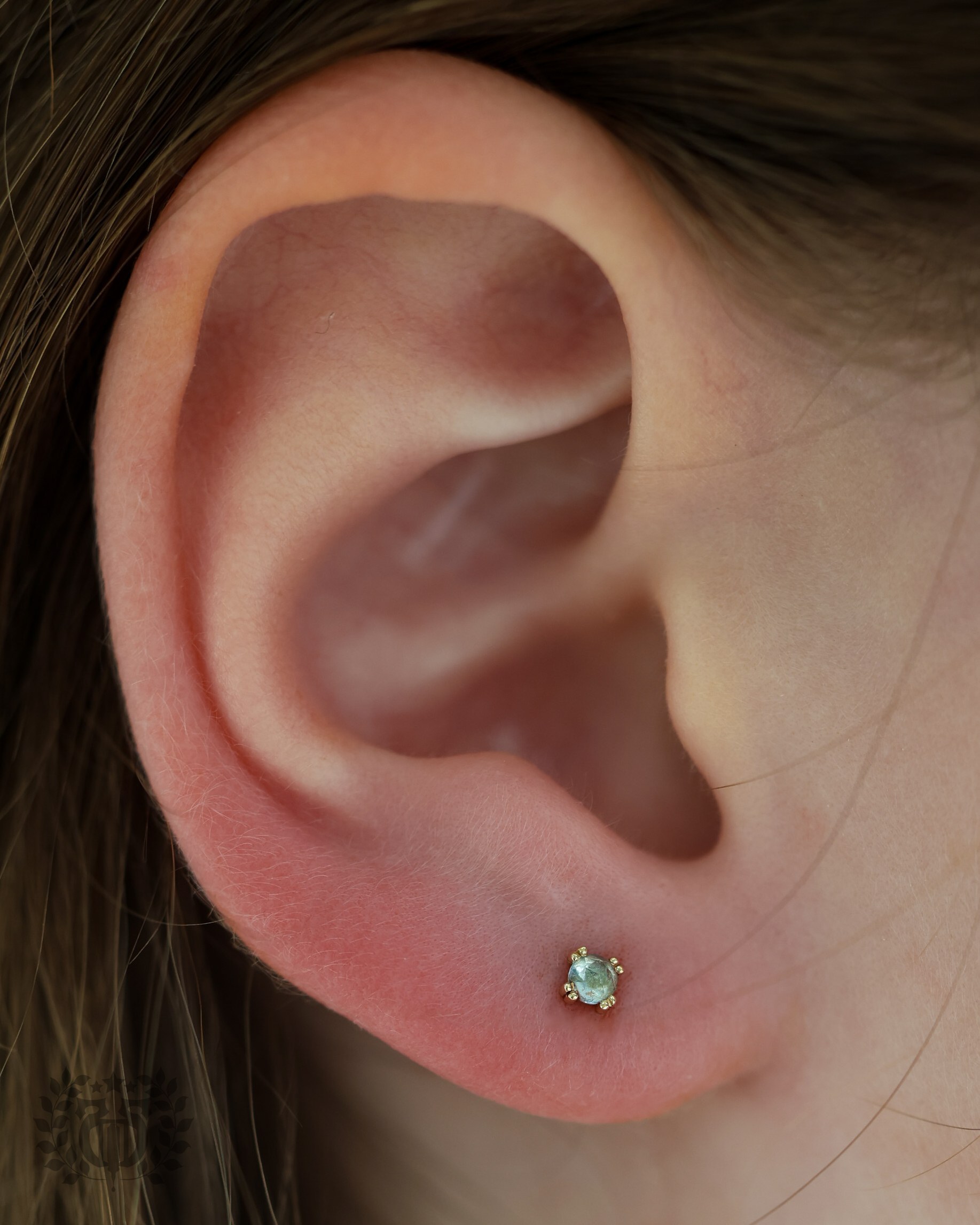 Kids ear piercing at Apollo Studio Santa Monica