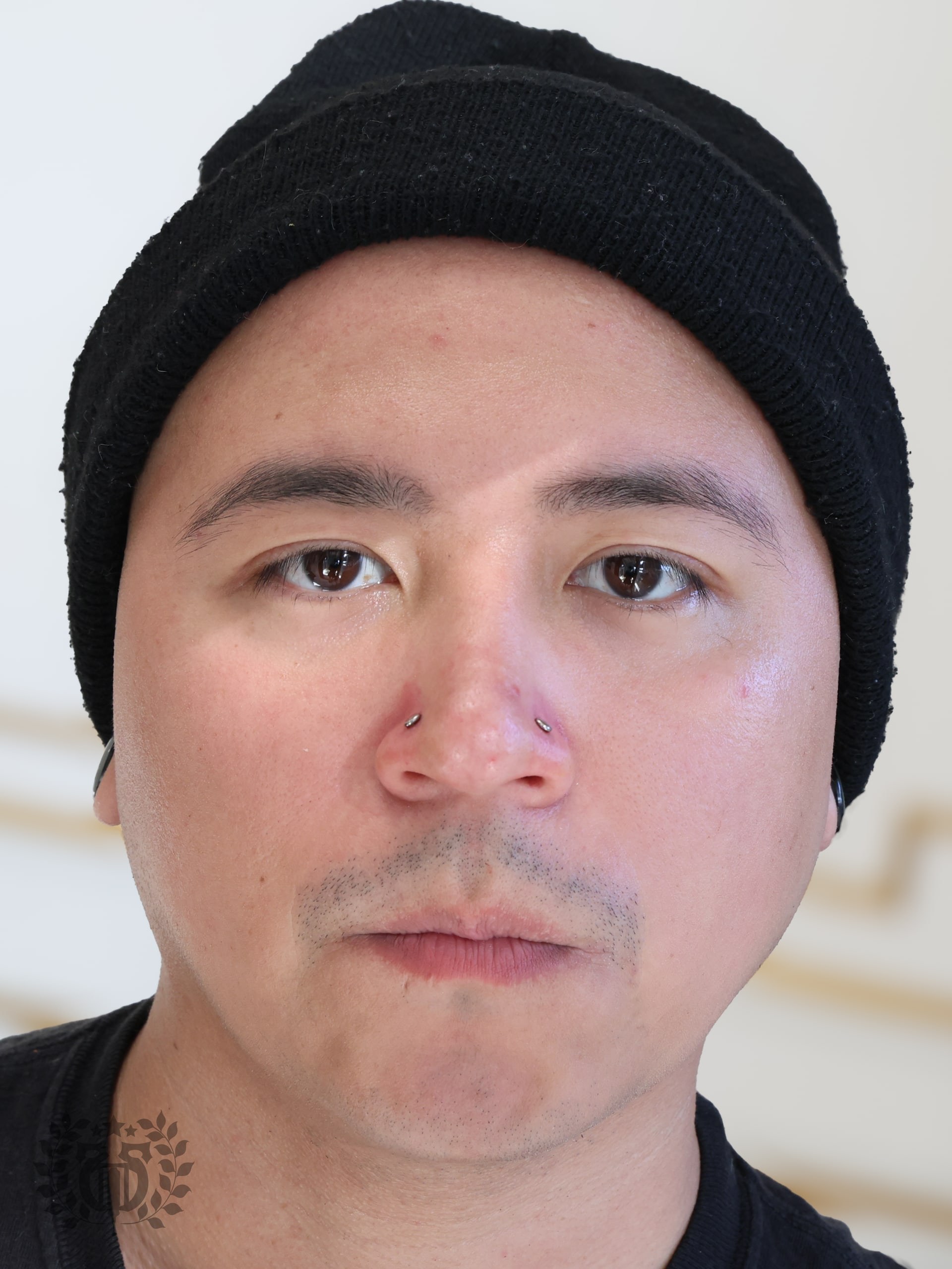 Nose piercing at Apollo Studio Los Angeles