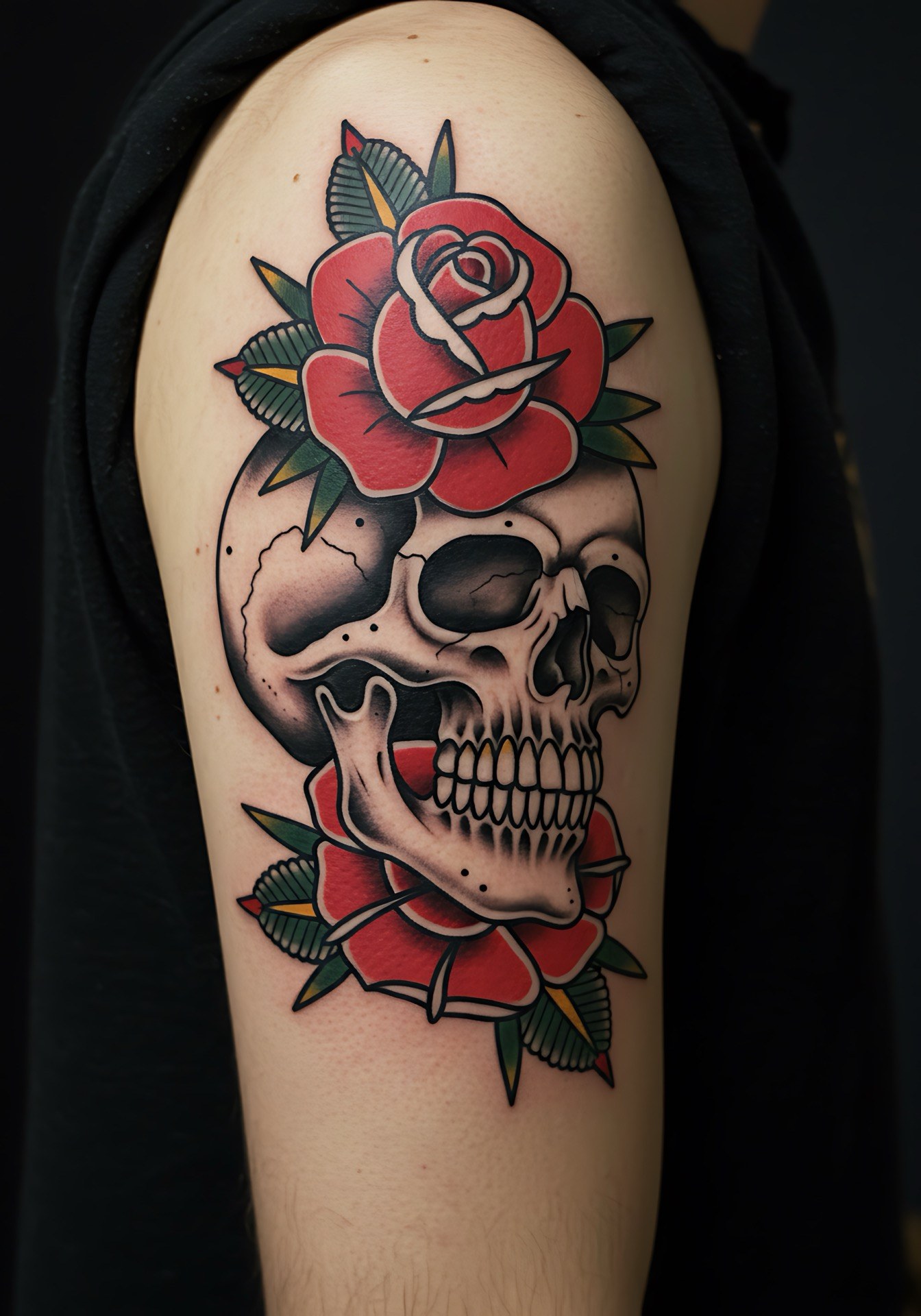 Traditional tattoo at Apollo Studio Los Angeles