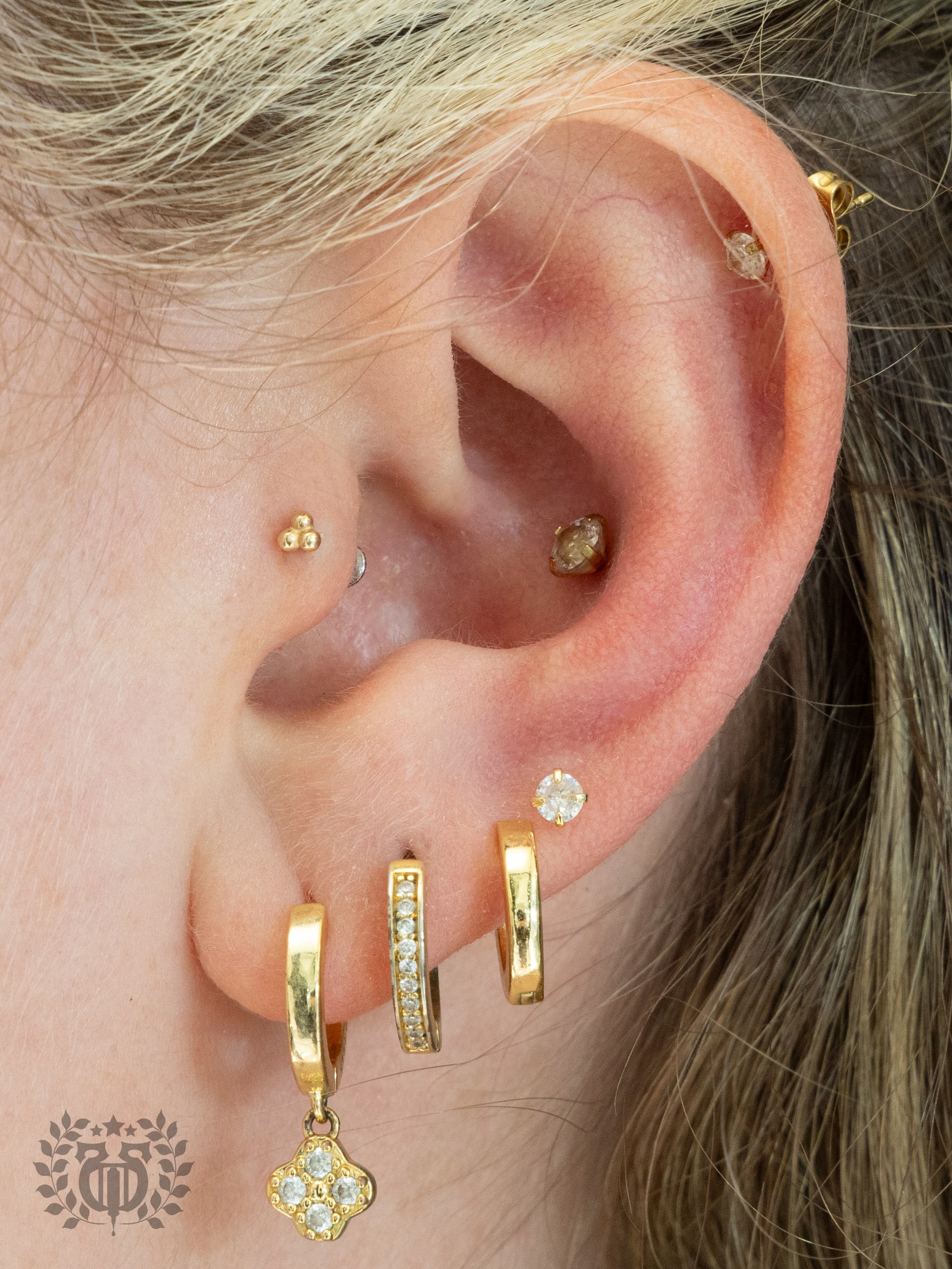 Tragus piercing at Apollo Studio Los Angeles