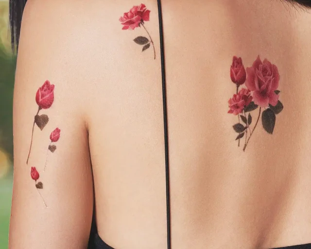 Color Rose Tattoo